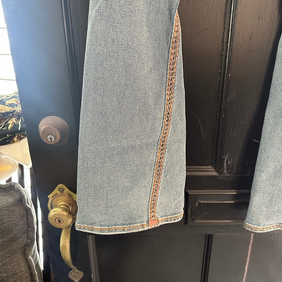 True Religion Light Blue Flare Jeans - Picture 6 of 10